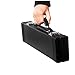 Wakauto 1pc Leather Flute Storage Box Wear-resistant Protective Case for Flute Lightweight Design for Musicians and Students Black Color