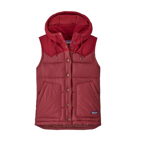 PATAGONIA Damen W's Bivy Hooded Vest Jacke, Sequoia-Rot, M