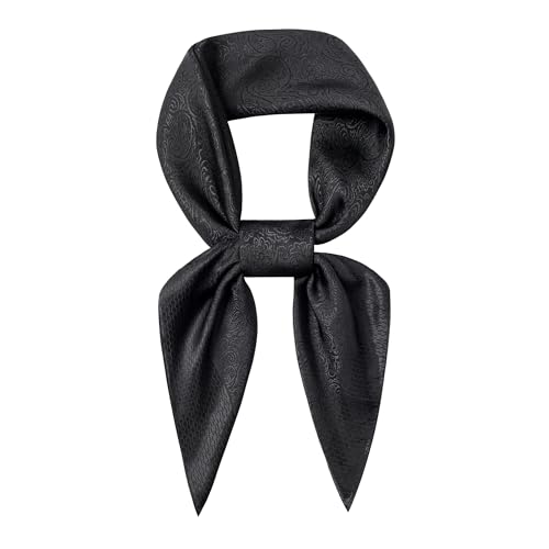 Image of 35 inch Men's Large Square Jacquard Scarf - Cowboy Wild Rugged Style, With Gift Packed