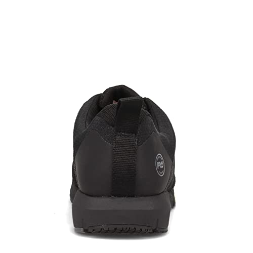 Image of Timberland PRO Men's Radius Composite Safety Toe Industrial Athletic Work Shoe, Black /High-Viz, 13 W