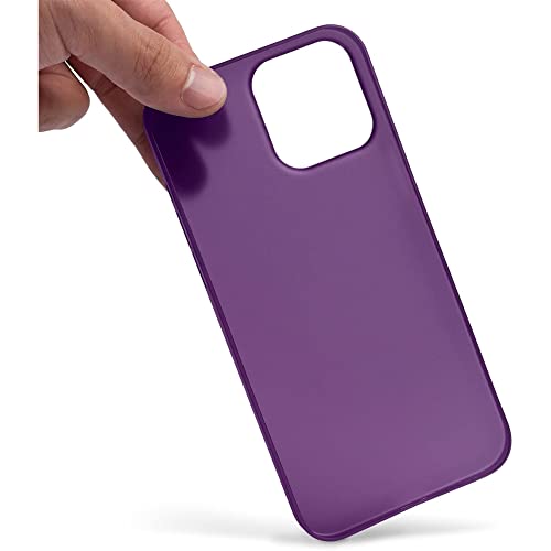 Image of ExpressB Back Cover for iPhone 15 Pro | Minimal Protect | Ultra Thin Anti Scratch Matte Finish Case for iPhone 15 Pro (Purple)