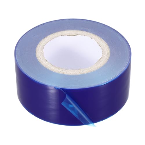Image of PATIKIL Removable Protective Film Tape, 2.4 Inch x 656 ft PE Surface Protective Scratch Film Tape Roll for Furniture Electrical Appliances Plastic Hardware Medium Stickiness, Blue