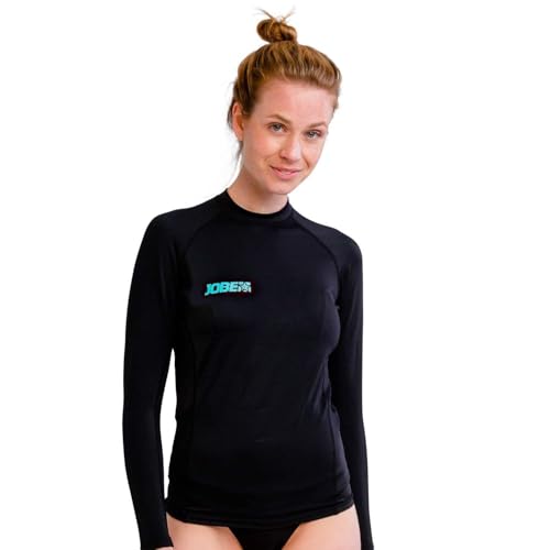 Rashguard de manga larga para mujer Jobe talla L en color negro