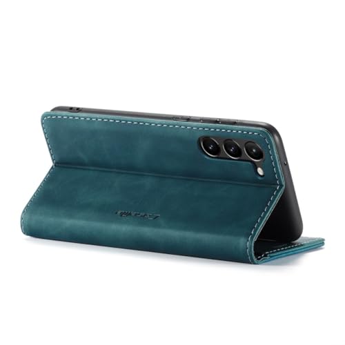 Étui Samsung S23 Plus König Design clapet bleu sarcelle - 4