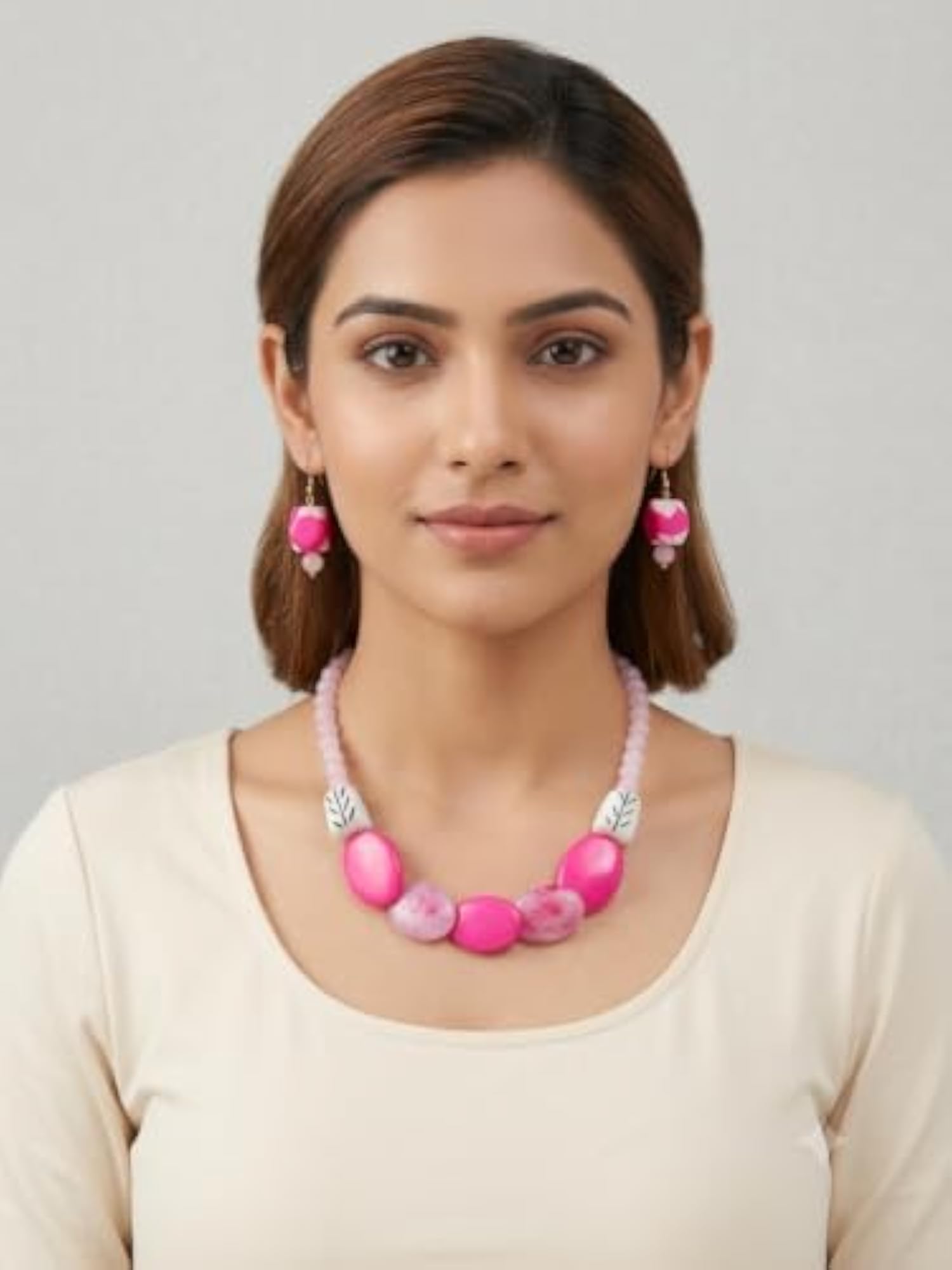 Handmade Chemical Beads Jewellery Set
