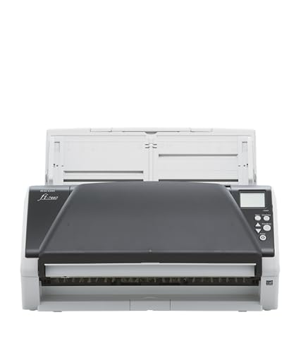 Image of Fujitsu fi-7460 Sheetfed Scanner - 600 dpi Optical - 24-bit Color - 10-bit Grayscale - 60 - 60 - Duplex Scanning - USB