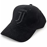 JUVENTUS Cappello Ufficiale Baseball Nero in Alcantara con Logo Ricamato, Cappello Premium Unisex - 100% Cotone - JJ 05