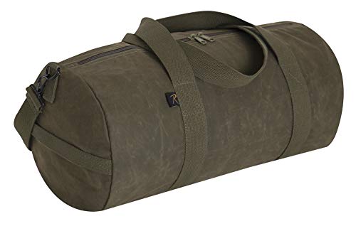 Rothco Schultertasche, gewachst, Leinen, 48 cm, Olivgrün Cover
