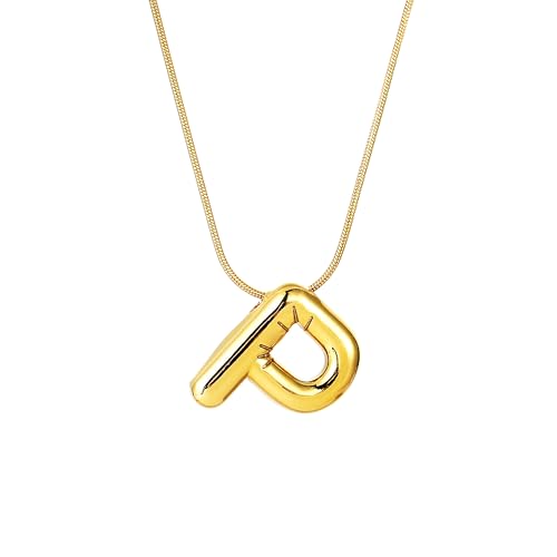 Collier Initiale AZ au style ballon épais pour sublimer vos tenues d'été