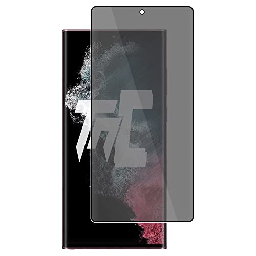 Verre trempé pour Samsung S22 Ultra protecteur anti-espion noir 3D