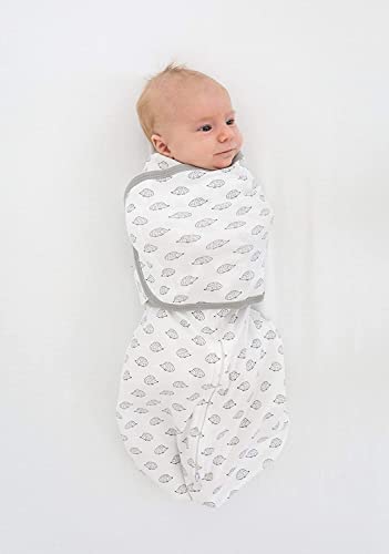 Swaddledesigns 6-Way Omni Swaddle Sack With Adjustable Wrap & Arms Up Sleeves & Mitten Cuffs, Easy Swaddle Transition, Better Sleep For Newborn Baby Boys & Girls, Tiny Hedgehogs, Small, 0-3 Months #TOP7