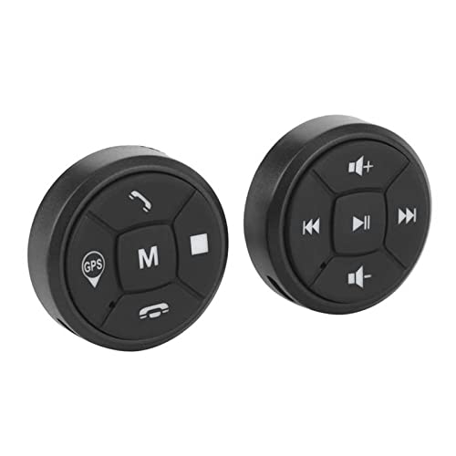 MDYNI Like A Breeze Bouton de Commande au Volant de Voiture Volume de la Radio GPS Commutateur de contrôleur sans Fil Boutons de télécommande Radio au Volant Cover