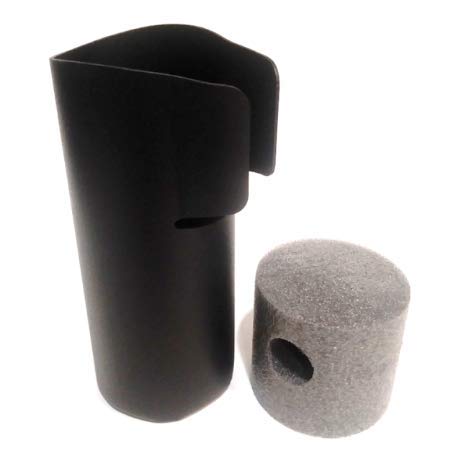 Garage Door Eye Sensor Shield Cover Protector Kit and Sensor Wire Cover Kit. Protects Door Sensors &