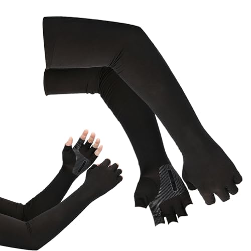 Generisch KIPS Sportliche Fingerlose Armwärmer Herren