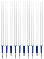 10x Radierbarer Ersatzminen Einziehbarer Blau Spitze 0,5mm,Höhe 11 cm - Kompatibel mit KCasty Einziehbar Radierbarer-Stifte - Radierbare Tintenrolle Thermosensitive Tinte