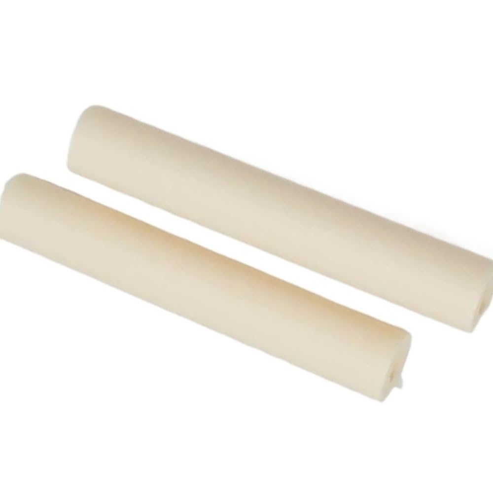 Tubo for condotto cavo in porcellana a bassa perdita dielettrica da 2 pezzi ID 19mm * diametro esterno 25mm, tubo di isolamento termico con protezione del fascio(42mm)