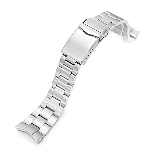 Bracelet de montre MiLTAT 22 mm en métal acier Super-O Boyer compatible Orient Triton