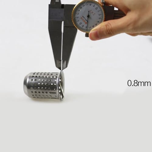 Colador de acero inoxidable para fregadero con mango miniatura 4