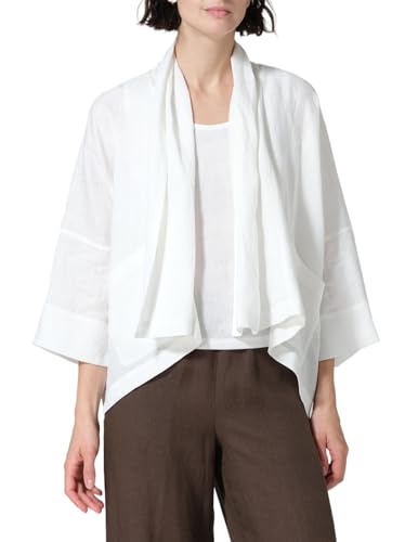 IDEALSANXUN Linen Cardigans for Women 2026 Spring Summer Lightweight 3/4