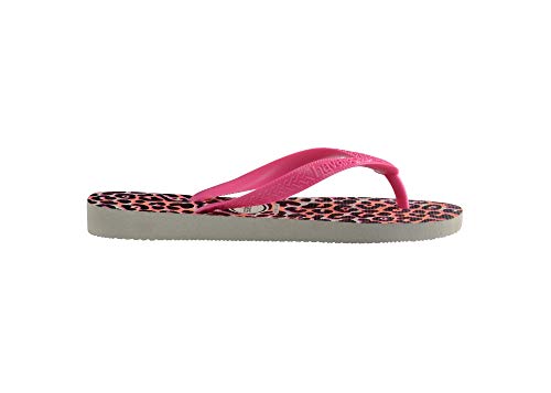 Chinelo Top Animals, Havaianas, Feminino, Branco/Maravilha, 35/36