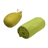 【Absorbant】: Fabriquée en microfibre, cette serviette à séchage rapide peut absorber efficacement l'humidité et la transpiration de la peau, ainsi de rester au sec pendant les exercices de haute intensité