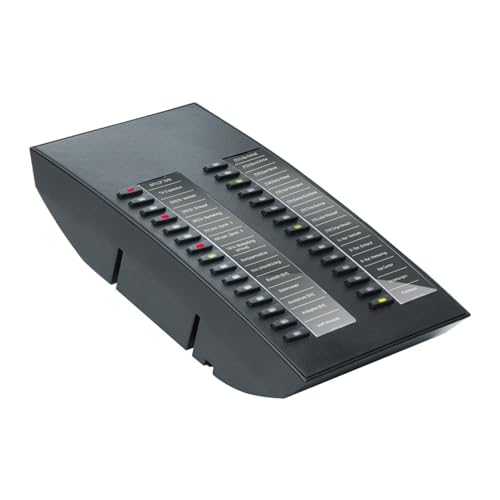 Module IP Auerswald COMfortel Xtension300 noir doté de 30 boutons de ligne