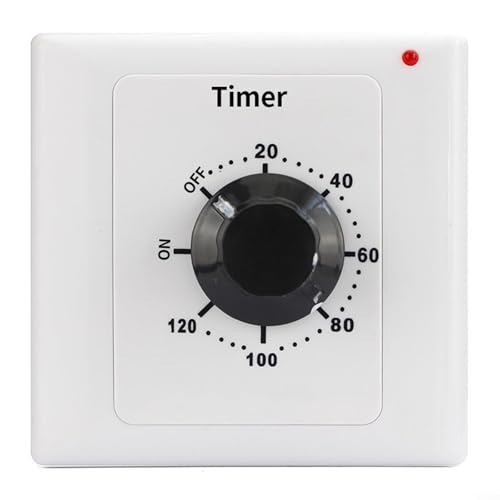 Interruptor de temporizador de cuenta regresiva digital AC250V 15A controlador mecánico electrónico para electrodomésticos 120 minutos (TIMING 120MIN)