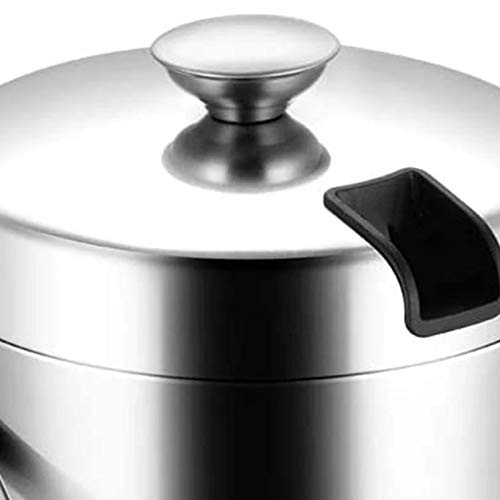 Secchiello Portaghiaccio In Acciaio Inox Alvinlite, Doppia Parete, 2 Litri, Con Coperchio, Isolato, Per Champagne E Bottiglie, Bar E Feste