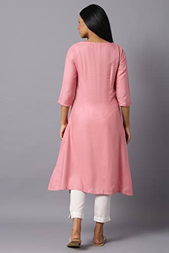 Image of W for Woman Women's Viscose Regular Fit Casual Kurta