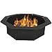 Sunnydaze Octagon Fire Ring Insert for Patio or Camping - DIY Fire Pit Rim Liner Above or In-Ground - Outdoor Heavy Duty 2.2mm Thick Steel - 38 Inch