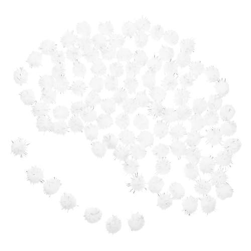 DOITOOL 100stücke Mini-glitzer-pompons Kleine Bastelpompons...