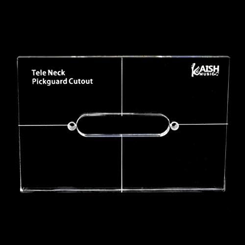 KAISH Acrylic Pickup Routing Template Pickup Templates for Tele Pickguard Neck