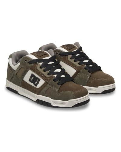 DC Shoes Stag DC01813-110, Men Sneakers, Beige, 44 EU