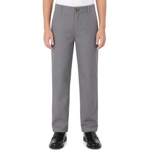 Image of Bienzoe Boys School Uniform Pants: Adjustable Waist Flat Front | Students Ages 6-13, Classroom Days, Picture Day, Awards, Open House, Chapel, Family Events, Lean-To-Regular Builds, Neat Look