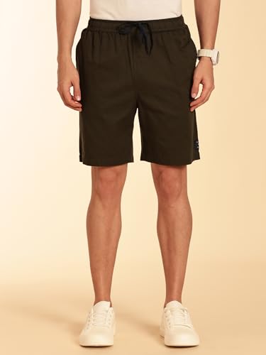 Image of Thomas Scott Men's | Solid | Mid Rise | 100% Cotton | Casual | Light Weight | Chino | Shorts for Men