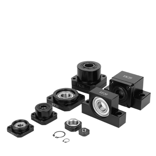Support d'extrémité FF10 pour vis à billes SFU1204 et guidage CNC linéaire - 3