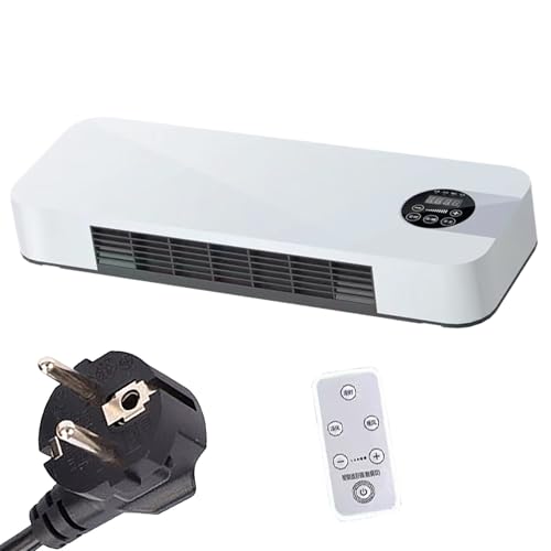 Aire acondicionado montado en la pared sin unidad exterior | Aire acondicionado dividido con montaje en ventana | Silencioso y eficiente energéticamente (A++) | Para dormitorio, oficina, salón