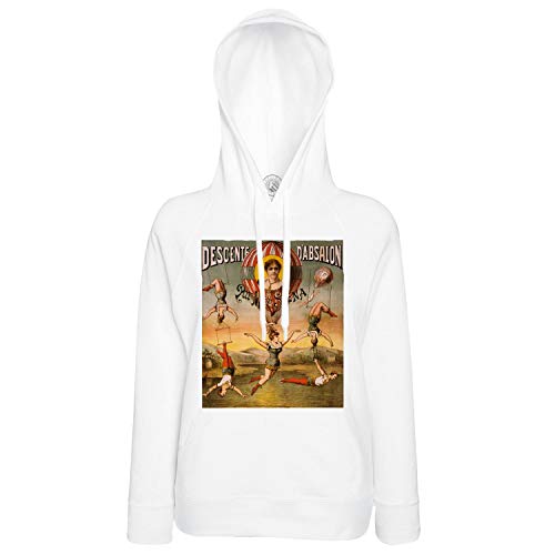 Sweat à capuche confortable au design artistique vintage de l'affiche Descente d'Absalon