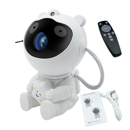 Astronaut Galaxy Star Projector - Star Skyy Projector - Nightt Light - Remote Control Starry nightt Lamp - Realistic Starry Skyy Ceiling Light for Kids Bedroom, Space Decor, Birthday for Boys Girls