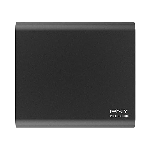 PNY Unidade de estado sólido portátil Pro Elite 1 TB USB 3.1 Gen 2 Tipo-C – (PSD0CS2060-1TB-CP)