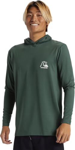 Quiksilver Men's DNA Bubble Logo Long Sleeve Hooded Surf Tee Rashguard4