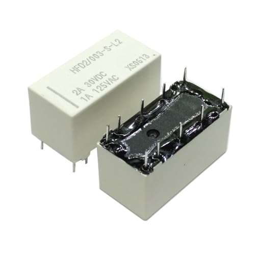 Relé HFD2-024-S-L2 de 24V ideal para reparación de placas y automatización industrial de baja señal