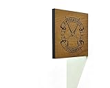 Custom Single or Double sided Engraved Name - Logo Wooden Sign - Hair Salon Decor - Beauty Salon Decor - Hairdresser Shop - Scissors and Comb - Pet Grooming Sign