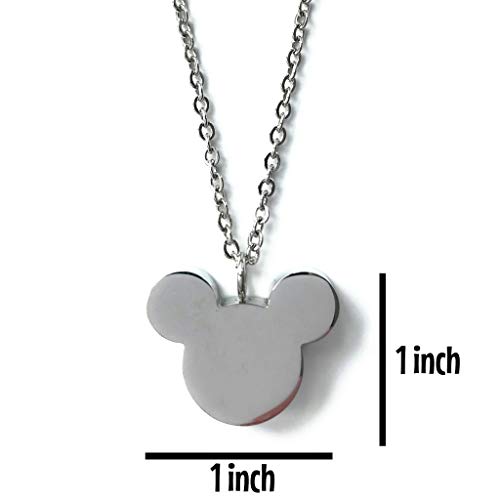 FIKA Mickey Cremation Ashes Remembrance Urn Pendant Necklace Jewelry Filling Kit Included2