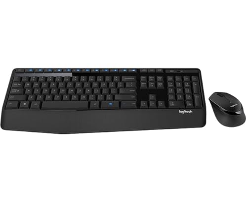 Logitech MK345 Clavier RF sans Fil Tchèque Noir