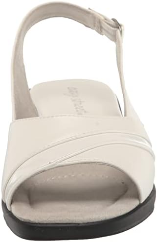 Easy Street Women's Harriet Heeled Sandal, White, 10 Wide | Image 1
