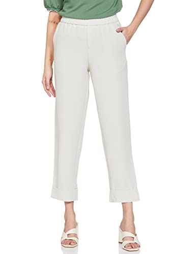 Image of Max Women Solid Woven Formal Regular Fit Trousers