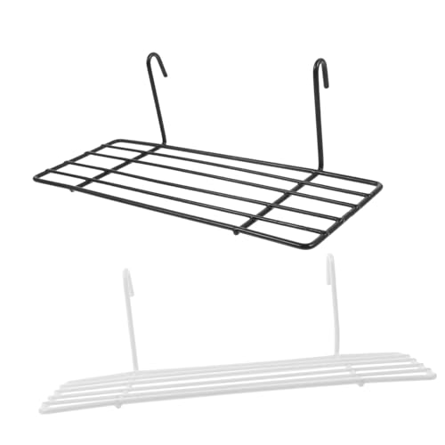 POPETPOP 2Pcs Photo Wall Tray with Wall Hanging Accessories Bird Cage Platform Stand for Parrots Parakeets