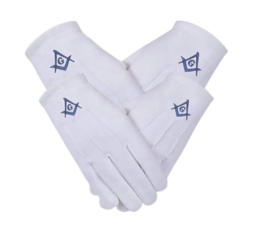 Adult Santa Claus White Gloves