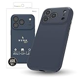 Simplism シンプリズム iPhone 17 Pro Max [NUNO] MagSafe対応 背面シリコンレザーケース TR-IP25L3-NNSL-SINV